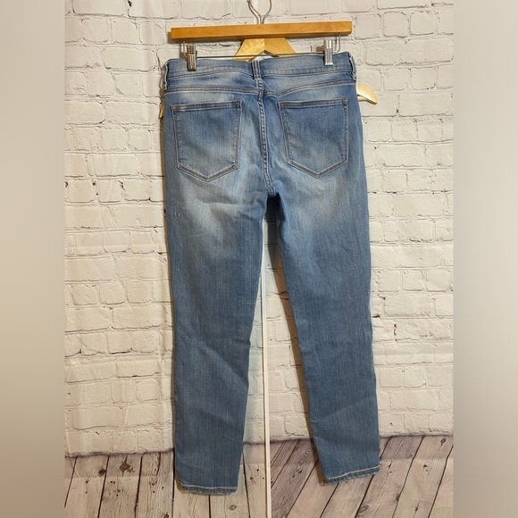 J. Crew Stretch Womens Size 29/26 Distressed Medium Wash Jeans - Picture 2 of 5